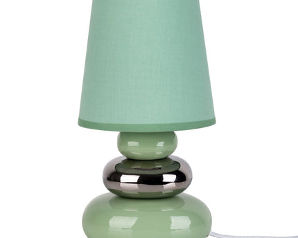 Keramische tafellamp "Stoney" Mint - Klassiek - Tabel Lay - - Mint - E14 - Geen informatie