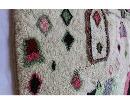 Zuiver wollen Marokkaans Berber-tapijt 203 x 292 cm