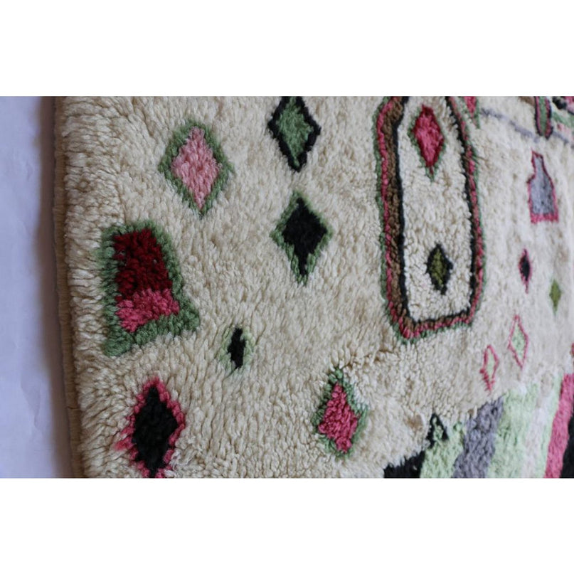 Zuiver wollen Marokkaans Berber-tapijt 203 x 292 cm