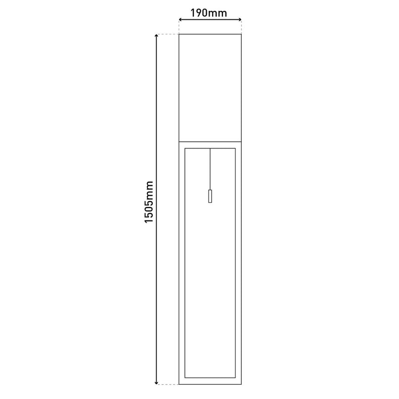 Staande lamp "Alfa", moderne vloerlamp gemaakt van metaal en textiel in chroom/donkergrijs, met E27 -aansluiting, 150,5 cm hoog, chique lamp voor gang, woonkamer en kantoor