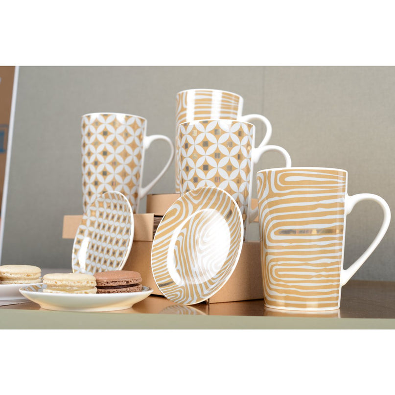 Cancún 12 cm ronde bekers - veel van 4