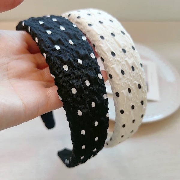 Elegante Polka Dot-hoofdband