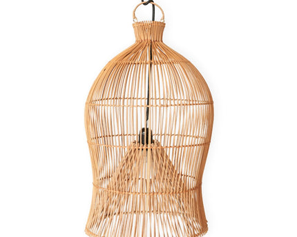 Rotan lampenkap – Boho hanglamp – plafondlamp hangend – Boho plafondlamp MAHARA (Ø35 cm)