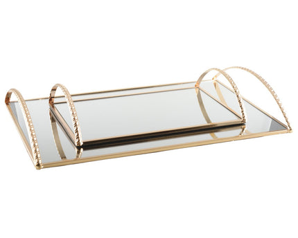 Gouden model rechthoekige lade