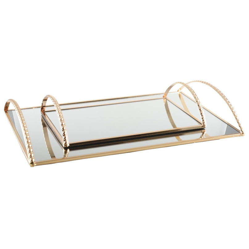 Gouden model rechthoekige lade