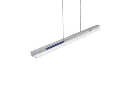 LED hanglamp "balk" in totaal 18W, 100 cm lang, met stevig ingebouwde LED's, dimbaar, kleurtemperatuur verstelbaar, voor eetkamer en kantoor