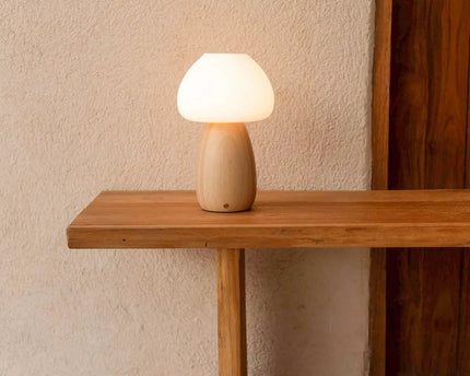 Beer lichtbruin stijlvol oplaadbare lamp-draadloos, dimbaar, milieuvriendelijk ontwerp