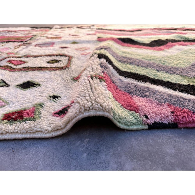 Zuiver wollen Marokkaans Berber-tapijt 203 x 292 cm