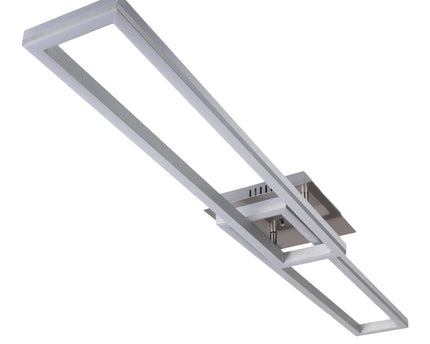 LED CCT-plafondlamp + RGB-backlight "Bantry" met veel functies, 115 cm lang, inclusief afstandsbediening