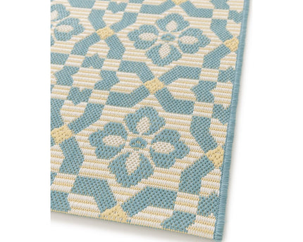 Tapis graphique intérieur exterieur AZULEJOS