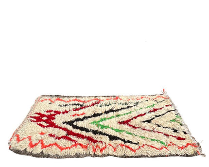 Zuiver wollen Marokkaans Berberkleed 80 x 150 cm
