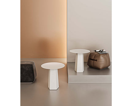 Charm Side Table White