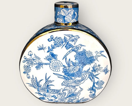 Nieuwe Chinese stijl, oosterse Parijse Delfts blauwe porselein vazen/lage stijl