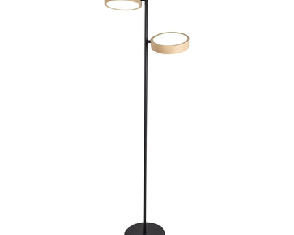 LED -vloerlamp "Tessa" amandel