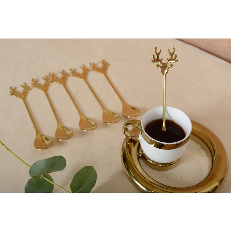 Cerf Golden Spoon - veel van 6