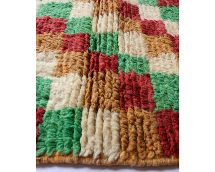 Zuiver wollen Marokkaans Berber halkleed 84 x 388 cm