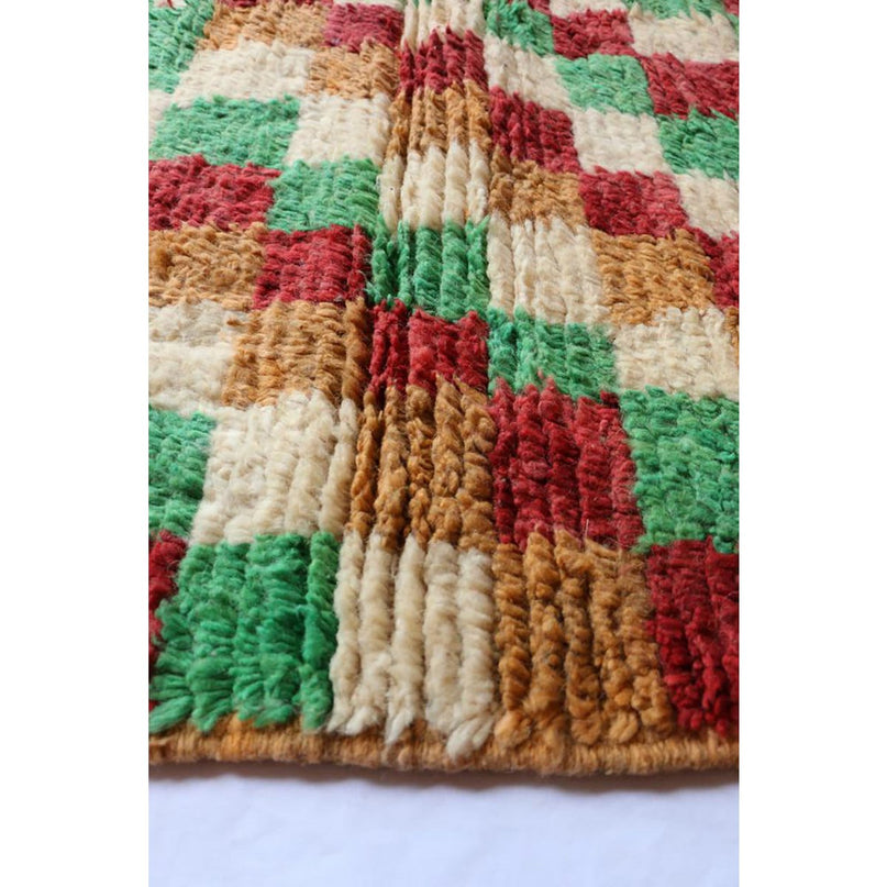 Zuiver wollen Marokkaans Berber halkleed 84 x 388 cm