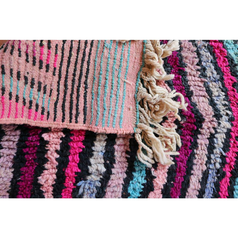 Zuiver wollen Marokkaans Berber halkleed 78 x 371 cm