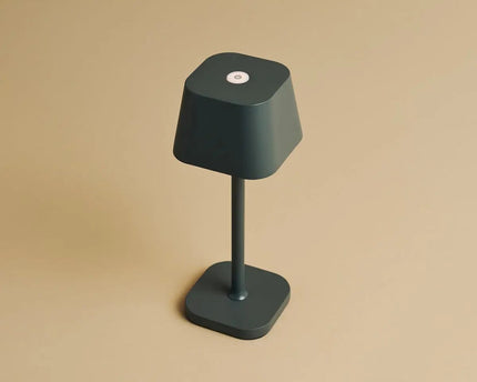Ava Stone Gray - Oplaadbare tafellamp | Stijlvol, draadloos lamp en dimbaar