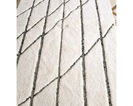 Berber vloerkleed Beni Ouarain zuivere wol 160 x 255 cm