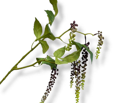 Phytolacca americana  deep purple -04 | Zijden kunstbloem | Lengte  65cm   1pcs