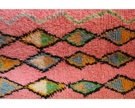 Zuiver wollen Marokkaans Berber halkleed 70 x 340 cm