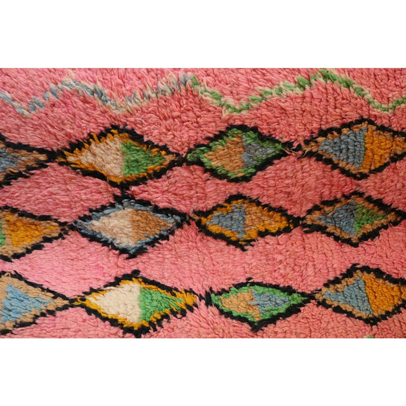 Zuiver wollen Marokkaans Berber halkleed 70 x 340 cm