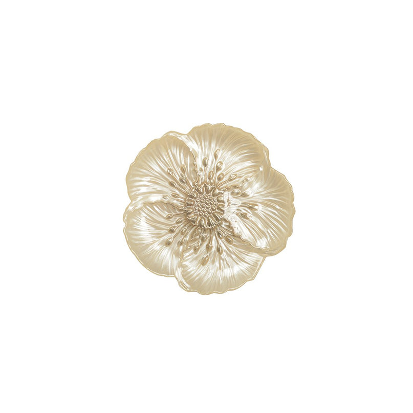 Vanille bloem dessertplaat