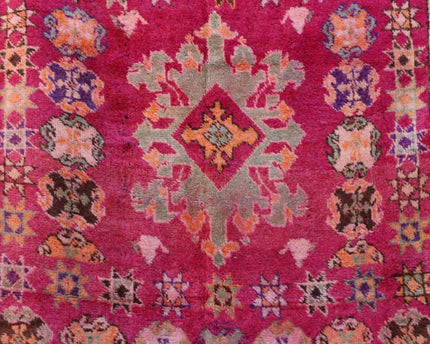 Zuiver wollen Marokkaans Berber-tapijt 202 x 424 cm