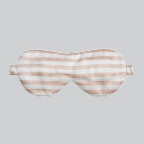 100% zijde ontspanningsslaapmasker-19 mm-bandjes op schaakbordpatronen-oversize