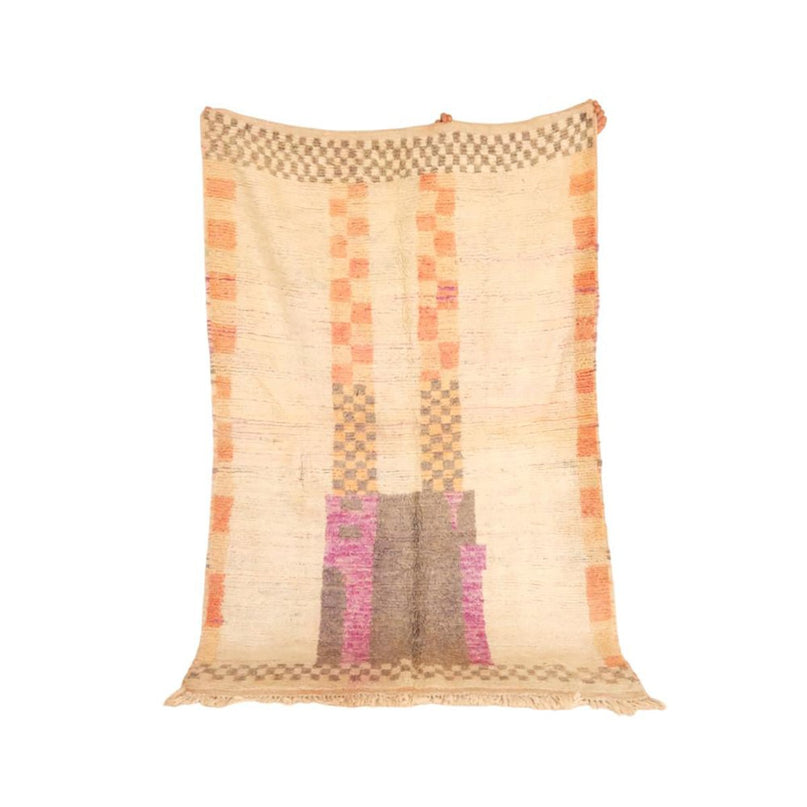 Zuiver wollen Marokkaans Berber-tapijt 147 x 223 cm