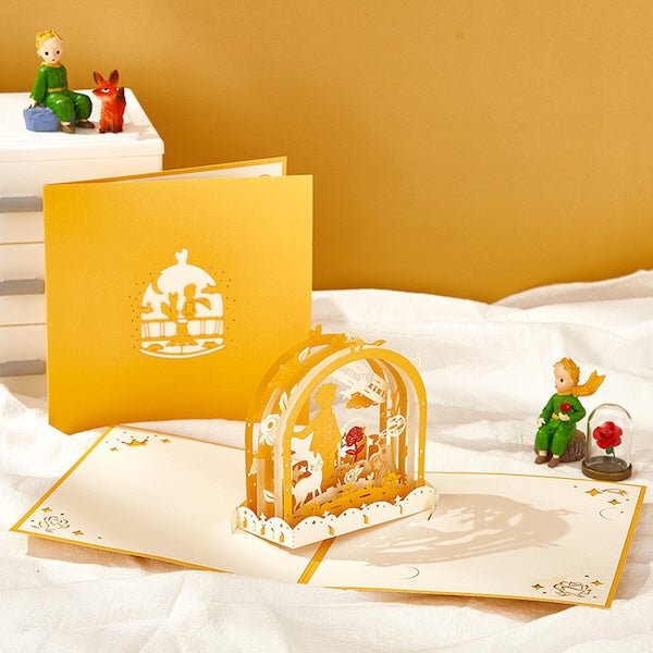 3D -kaart - Le Petit Prince Love Card voor vriendje