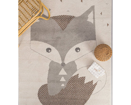 Zacht kindervloerkleed en FOX-design