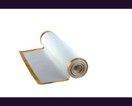 WEGWERP BORD COVER 31.5x45CM WIT EN GOUD ROL 32 STUKS