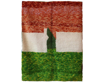 Zuiver wollen Marokkaans Berber-tapijt 170 x 228 cm