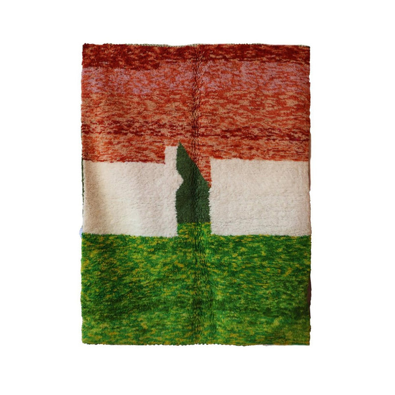 Zuiver wollen Marokkaans Berber-tapijt 170 x 228 cm