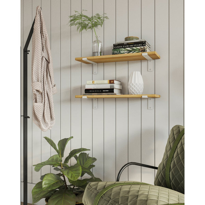 Gorillz Wagon Plankdragers  25 CM - 2 Stuks - Wit