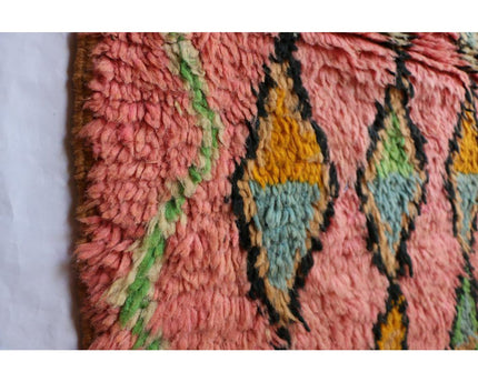 Zuiver wollen Marokkaans Berber halkleed 70 x 340 cm