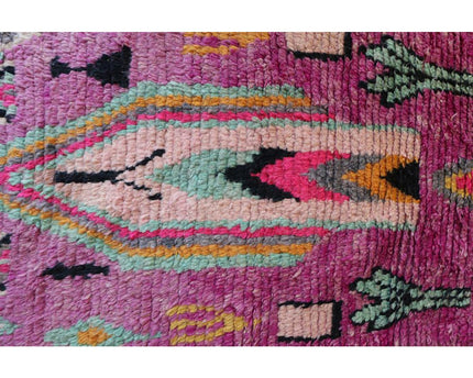 Zuiver wollen Marokkaans Berber halkleed 73 x 344 cm