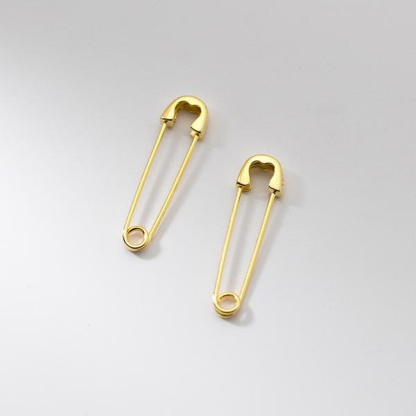 Unieke minimalistische paperclip-oorbellen - één paar