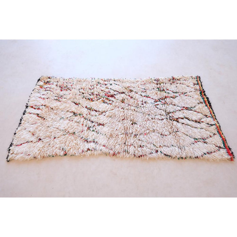 Zuiver wollen Marokkaans Berber-tapijt 95 x 205 cm