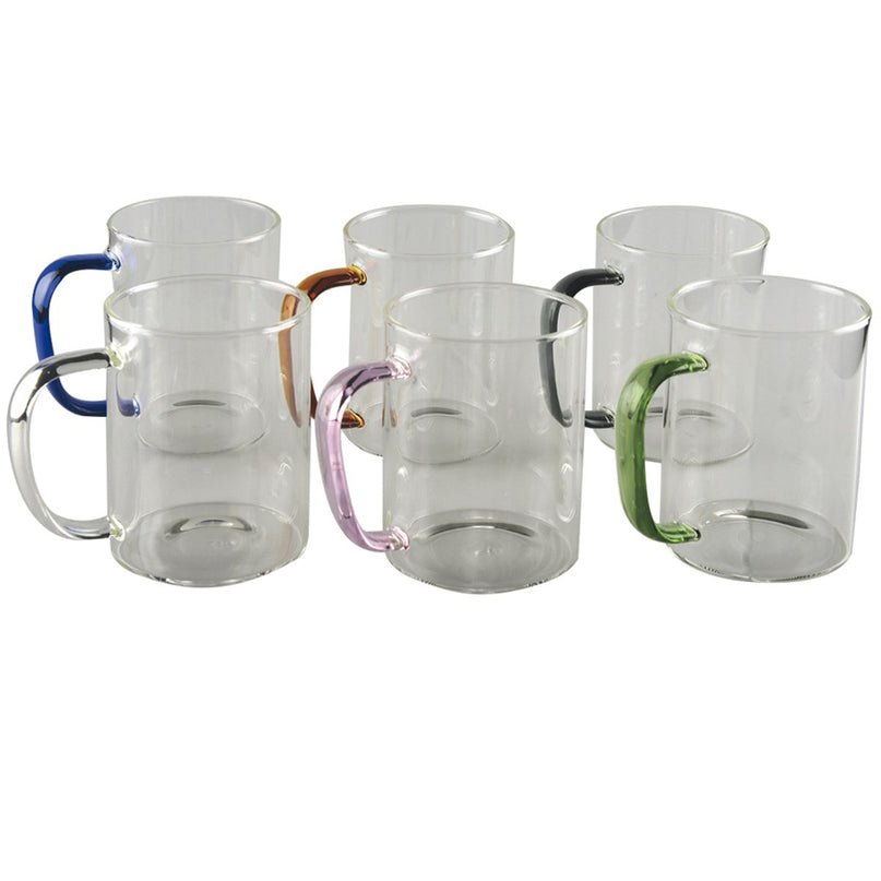 420 ml kleurenmokken - set van 6