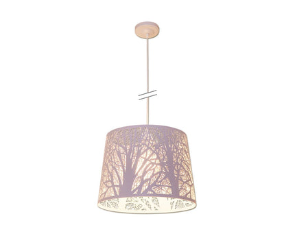 Hanglamp "White Wood" met takdecor