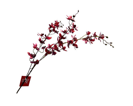 Red Phalaenopsis | Zijden kunstbloem | Lengte 100 1pcs