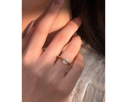 Uniek ontwerp twinkled star ringen