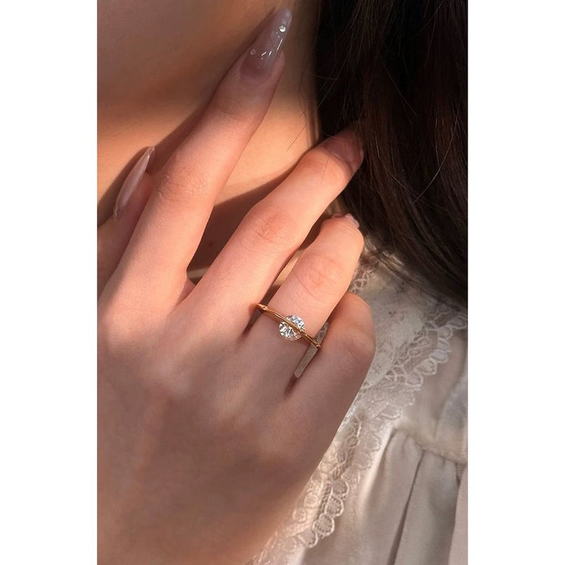 Uniek ontwerp twinkled star ringen