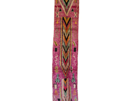 Zuiver wollen Marokkaans Berber halkleed 73 x 344 cm