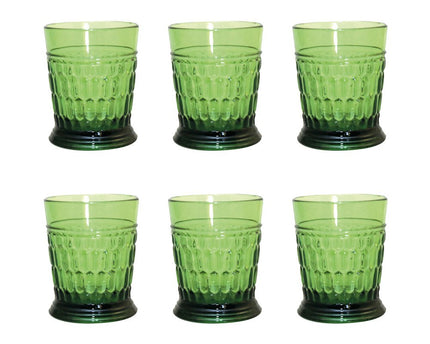 Acryl -glazen groene waterslijsten - veel 6