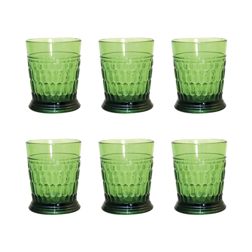 Acryl -glazen groene waterslijsten - veel 6