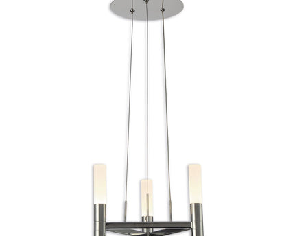 LED kroon 3-vlammen d: 28,4 cm omhoog/omlaag "kasteel"